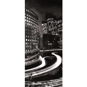   Éjszakai város vlies poszter, fotótapéta 217VET /91x211 cm/