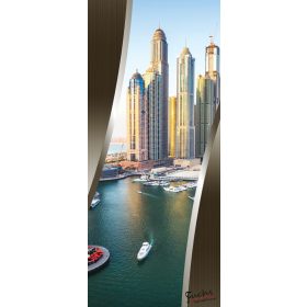 Dubai öntapadós poszter, fotótapéta 2198SKT /91x211 cm/