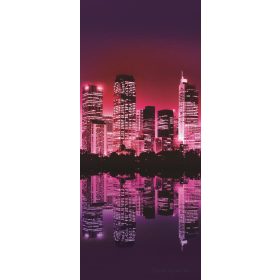   Éjszakai város vlies poszter, fotótapéta 220VET /91x211 cm/