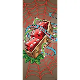 Kockák vlies poszter, fotótapéta 2324VET /91x211 cm/