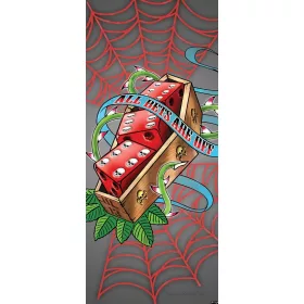 Kockák vlies poszter, fotótapéta 2325VET /91x211 cm/