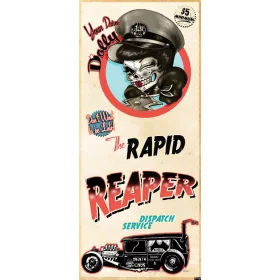   Kaszás autó öntapadós poszter, fotótapéta 2328SKT /91x211 cm/