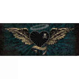 Szív vlies poszter, fotótapéta 2365VEP /250x104 cm/