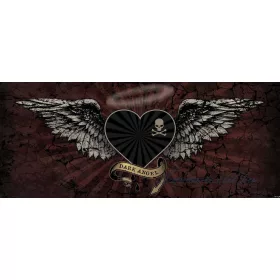 Szív vlies poszter, fotótapéta 2366VEP /250x104 cm/