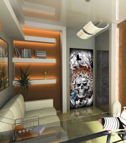 Koponya öntapadós poszter, fotótapéta 2367SKT /91x211 cm/