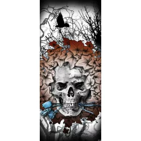 Koponya vlies poszter, fotótapéta 2367VET /91x211 cm/