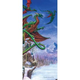   Sárkányok öntapadós poszter, fotótapéta 2372SKT /91x211 cm/