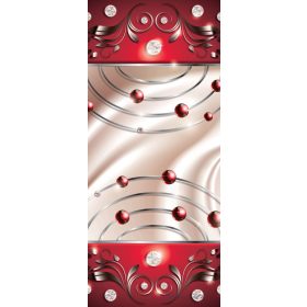   Absztrakt minta vlies poszter, fotótapéta 2433VET /91x211 cm/