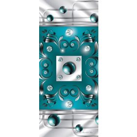   Absztrakt minta vlies poszter, fotótapéta 2437VET /91x211 cm/