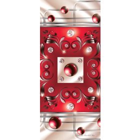   Absztrakt minta vlies poszter, fotótapéta 2438VET /91x211 cm/