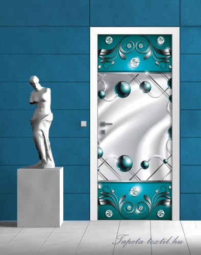 Absztrakt minta vlies poszter, fotótapéta 2442VET /91x211 cm/