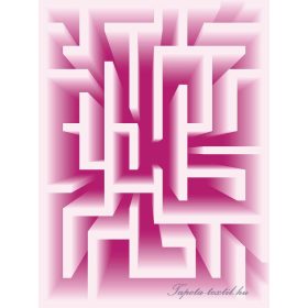   3D labirintus vlies poszter, fotótapéta 2456VE-A /206x275 cm/