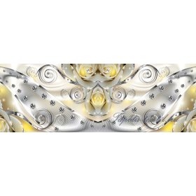   Gyémánt minta vlies poszter, fotótapéta 2493VEEXXL /624x219 cm/