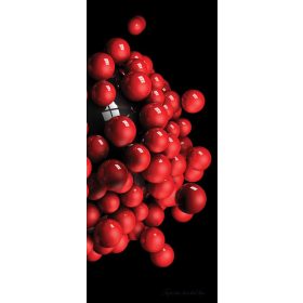   Absztrakt 3D öntapadós poszter, fotótapéta 2506SKT /91x211 cm/