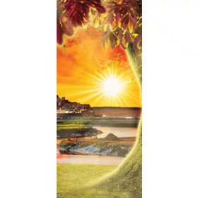 Naplemente vlies poszter, fotótapéta 2600VET /91x211 cm/