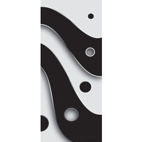   Absztrakt minta öntapadós poszter, fotótapéta 2612SKT /91x211 cm/