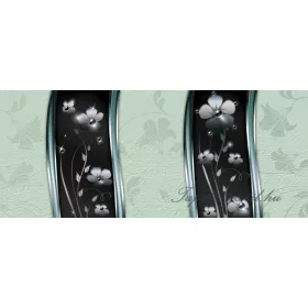 Virág minta poszter, fotótapéta 2616VEP /250x104 cm/