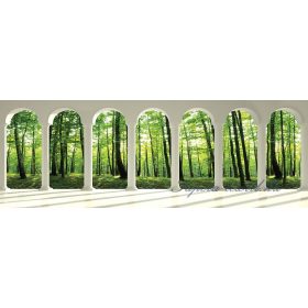   Erdő a boltíveken át vlies poszter, fotótapéta 2676VEEXXL /624x219 cm/