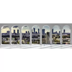   Város a boltíveken át vlies poszter, fotótapéta 2677VEEXXXL /832x254 cm/