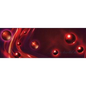   3D gömbök vlies poszter, fotótapéta 2713VEEXXXL /832x254 cm/