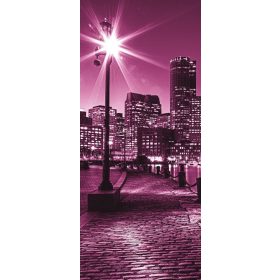   Éjszakai város vlies poszter, fotótapéta 284VET /91x211 cm/