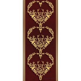   Barokk minta öntapadós poszter, fotótapéta 2860SKT /91x211 cm/