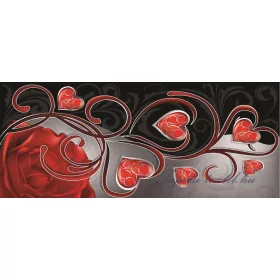 Virág minta poszter, fotótapéta 303VEP /250x104 cm/