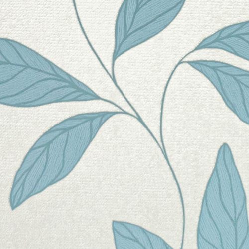 Világos kék nagy levél tapéta (32421-4)