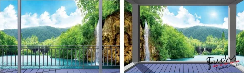 Laguna vlies poszter, fotótapéta 3279VEEXXL /624x219 cm/