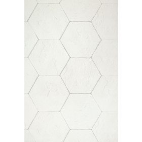 Szürke geometriai mintás tapéta (427110)