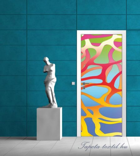 Absztrakt vlies poszter, fotótapéta 472VET /91x211 cm/