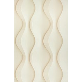 Drapp-krém hullám tapéta (506417)
