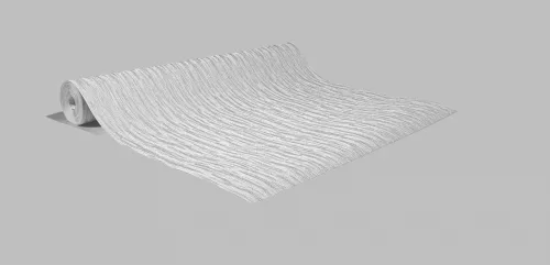 Fényes ezüst csík mintás tapéta (532838)