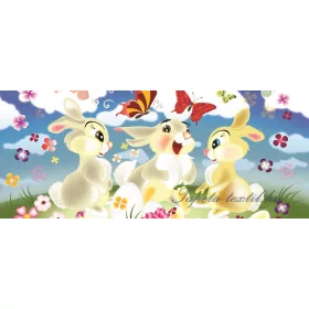 Nyulak poszter, fotótapéta 546VEP /250x104 cm/