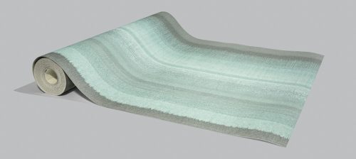 Szürke-türkizkék csík mintás tapéta (59319)