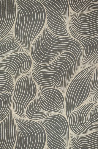 Drapp -arany modern levél mintás tapéta (6230409-22)
