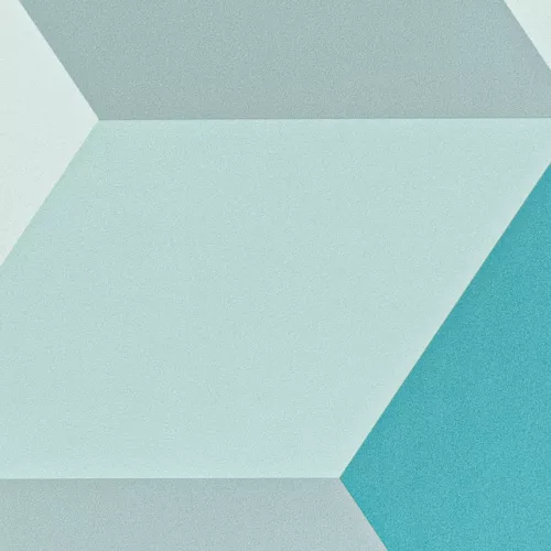 Modern türkiz kék mintás tapéta (638110)