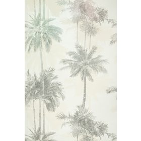 Fekete pálmafa mintás tapéta (6788-20)