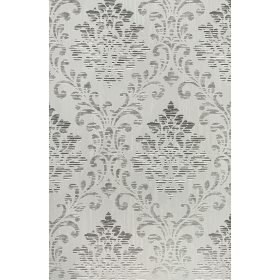 Ezüst barokk mintás tapéta (702003)