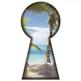 Kulcslyuk vlies poszter, fotótapéta 713VEZ3 /98x205 cm/