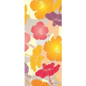   Színes virágok vlies poszter, fotótapéta 8-013VET /91x211 cm/