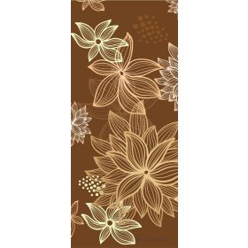   Virág minta vlies poszter, fotótapéta 8-015VET /91x211 cm/