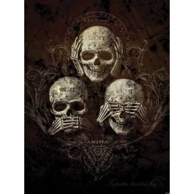 Koponyák vlies poszter, fotótapéta 978VE-A /206x275 cm/