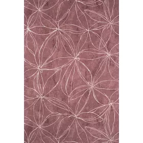 Nagy bordó virág mintás tapéta (A25101)