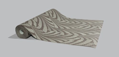 Barna alapon drapp mintás tapéta (A53302)