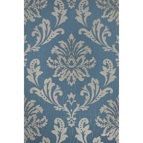 Ezüst barokk mintás tapéta (A53801)