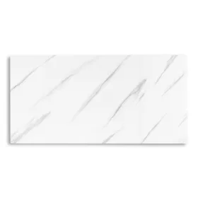   Öntapadós PVC csempepanel, Fehér-szürke márvány, 30 x 60 cm