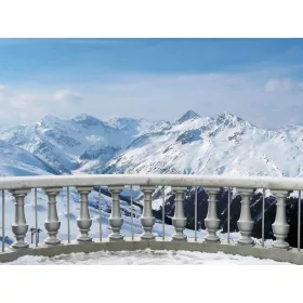 Hegyek poszter, fotótapéta Vlies (368 x 254 cm)