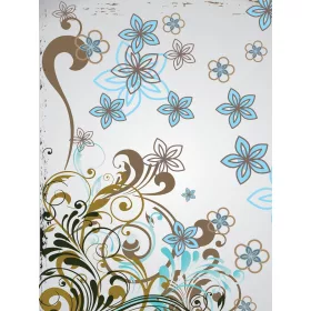   Virág minta poszter, fotótapéta, Vlies  (206x275 cm, álló)