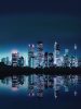 City Lights poszter, fotótapéta, Vlies  (206x275 cm, álló)